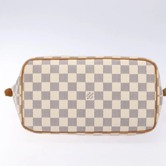 LOUIS VUITTON Damier Azur Saleya PM Tote Bag N51186 LV Auth 138231 - Picture 7 of 16